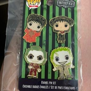 Beetlejuice Pop Pin set